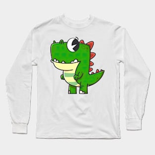 Cute Little Dinosaur Long Sleeve T-Shirt